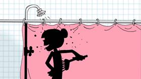 Screenshots from the 2009 Focus Design, Inc. cartoon The Little Things We Do