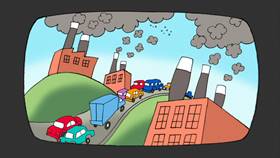 Screenshots from the 2009 Focus Design, Inc. cartoon The Little Things We Do