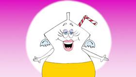 Screenshots from the 2009 Focus Design, Inc. cartoon The Trash Can Band