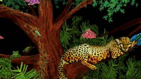 Screenshots from the 2009 Focus Design, Inc. cartoon The Rainforest