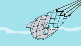 Screenshots from the 2009 Focus Design, Inc. cartoon Save the Ocean