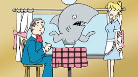 Screenshots from the 2009 Focus Design, Inc. cartoon Save the Ocean