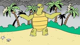 Screenshots from the 2009 Focus Design, Inc. cartoon Save the Ocean