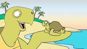 Screenshots from the 2009 Focus Design, Inc. cartoon Save the Ocean