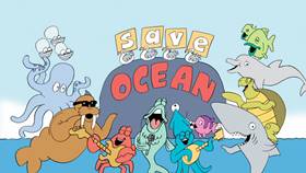 Screenshots from the 2009 Focus Design, Inc. cartoon Save the Ocean