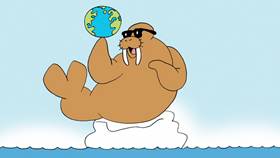 Screenshots from the 2009 Focus Design, Inc. cartoon Save the Ocean