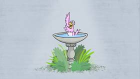 Screenshots from the 2009 Focus Design, Inc. cartoon A Tiny Urban Zoo