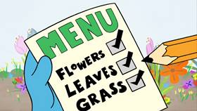 Screenshots from the 2009 Focus Design, Inc. cartoon A Tiny Urban Zoo