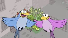 Screenshots from the 2009 Focus Design, Inc. cartoon A Tiny Urban Zoo