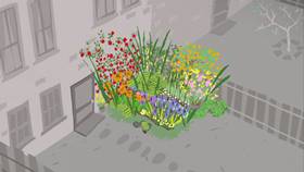 Screenshots from the 2009 Focus Design, Inc. cartoon A Tiny Urban Zoo