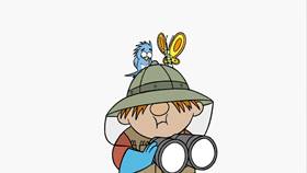 Screenshots from the 2009 Focus Design, Inc. cartoon A Tiny Urban Zoo