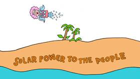 Screenshots from the 2009 Focus Design, Inc. cartoon Solar Power to the People