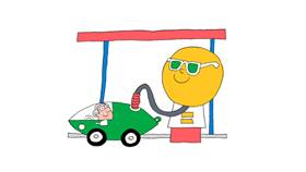 Screenshots from the 2009 Focus Design, Inc. cartoon Solar Power to the People