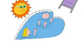 Screenshots from the 2009 Focus Design, Inc. cartoon Solar Power to the People