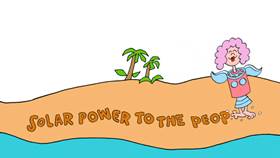 Screenshots from the 2009 Focus Design, Inc. cartoon Solar Power to the People
