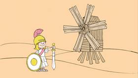 Screenshots from the 2009 Focus Design, Inc. cartoon Windy and the Windmills