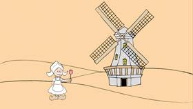 Screenshots from the 2009 Focus Design, Inc. cartoon Windy and the Windmills