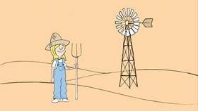 Screenshots from the 2009 Focus Design, Inc. cartoon Windy and the Windmills