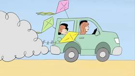 Screenshots from the 2009 Focus Design, Inc. cartoon Windy and the Windmills