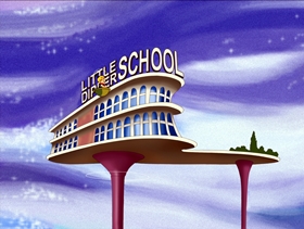 Screenshots from the 2010 Fuzzy Door Productions cartoon Something, Something, Something, Dark Side