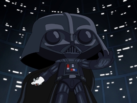 Screenshots from the 2010 Fuzzy Door Productions cartoon Something, Something, Something, Dark Side