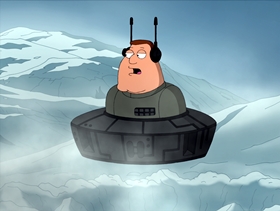 Screenshots from the 2010 Fuzzy Door Productions cartoon Something, Something, Something, Dark Side