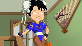 Screenshots from the 2010 Fuzzy Door Productions cartoon Best Little Horror House in Langley Falls