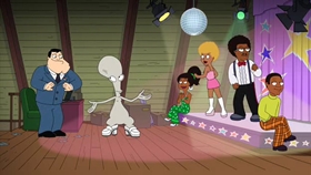 Screenshots from the 2010 Fuzzy Door Productions cartoon Best Little Horror House in Langley Falls