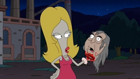 Screenshots from the 2010 Fuzzy Door Productions cartoon Best Little Horror House in Langley Falls