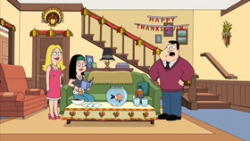 Screenshots from the 2010 Fuzzy Door Productions cartoon There Will Be Bad Blood