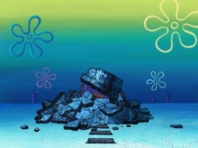 Screenshots from the 2011 United Plankton Pictures cartoon A Friendly Game