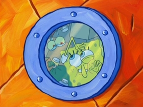 Screenshots from the 2011 United Plankton Pictures cartoon Sentimental Sponge