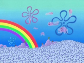 Screenshots from the 2011 United Plankton Pictures cartoon Sentimental Sponge