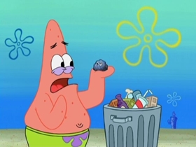 Screenshots from the 2011 United Plankton Pictures cartoon Sentimental Sponge