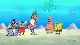 Screenshots from the 2012 United Plankton Pictures cartoon Extreme Spots