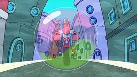 Screenshots from the 2012 United Plankton Pictures cartoon Extreme Spots