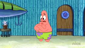 Screenshots from the 2012 United Plankton Pictures cartoon Patrick-Man!