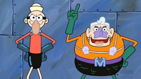 Screenshots from the 2012 United Plankton Pictures cartoon Patrick-Man!