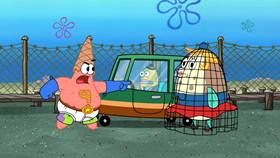 Screenshots from the 2012 United Plankton Pictures cartoon Patrick-Man!