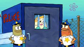 Screenshots from the 2012 United Plankton Pictures cartoon Patrick-Man!