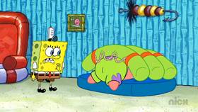 Screenshots from the 2012 United Plankton Pictures cartoon Patrick-Man!