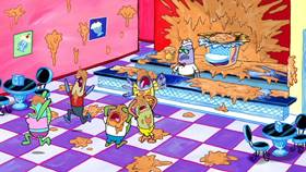 Screenshots from the 2012 United Plankton Pictures cartoon License to Milkshake