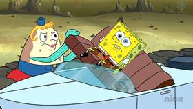 Screenshots from the 2012 United Plankton Pictures cartoon Bumper to Bumper