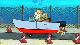 Screenshots from the 2012 United Plankton Pictures cartoon Bumper to Bumper