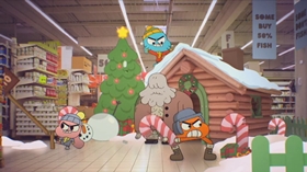 Screenshots from the 2012 Cartoon Network Development Studio Europe cartoon Christmas