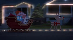 Screenshots from the 2012 Cartoon Network Development Studio Europe cartoon Christmas