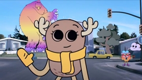 Screenshots from the 2012 Cartoon Network Development Studio Europe cartoon Christmas