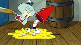 Screenshots from the 2013 United Plankton Pictures cartoon Little Yellow Book