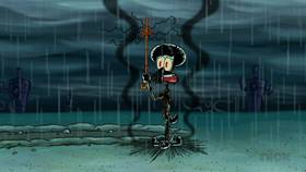 Screenshots from the 2013 United Plankton Pictures cartoon Little Yellow Book