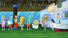 Screenshots from the 2013 United Plankton Pictures cartoon Little Yellow Book